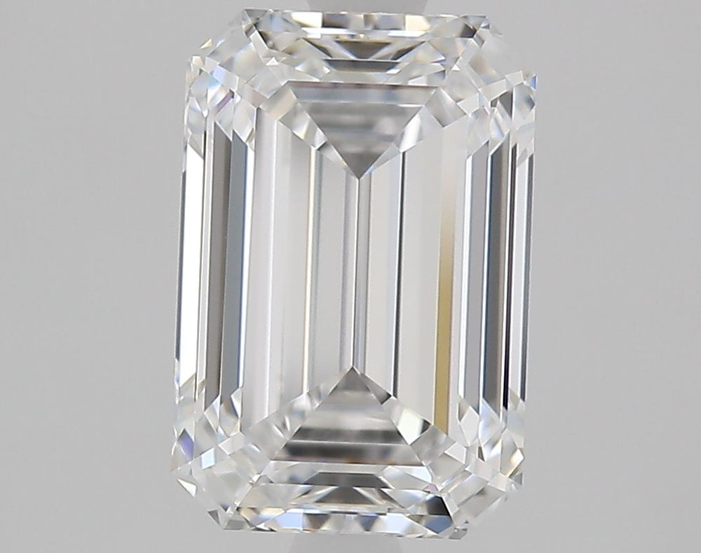 2.1 Carat Emerald Natural Diamond with  Cut Diamond in 14KT  view 1
