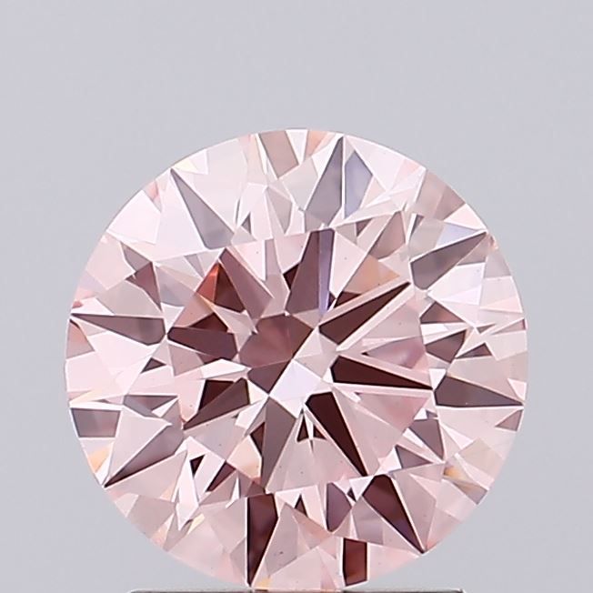 2.01 Carat Round Lab Diamond with  Cut Diamond in 14KT  view 1
