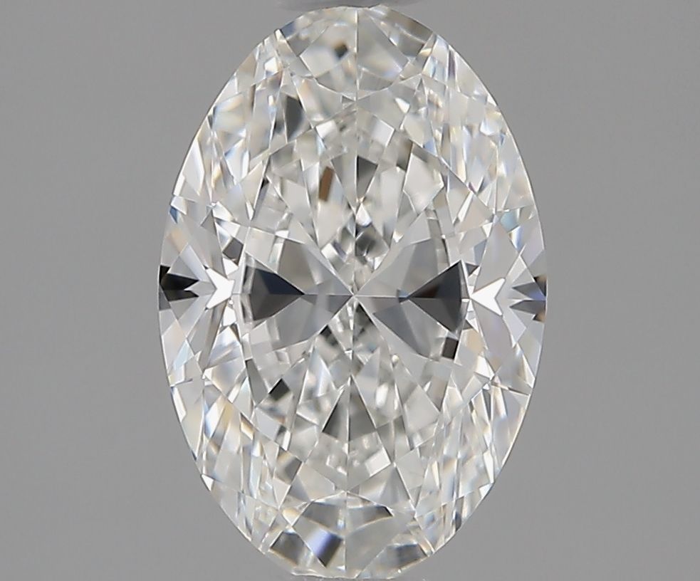 1.3 Carat Oval Natural Diamond with  Cut Diamond in 14KT  view 1
