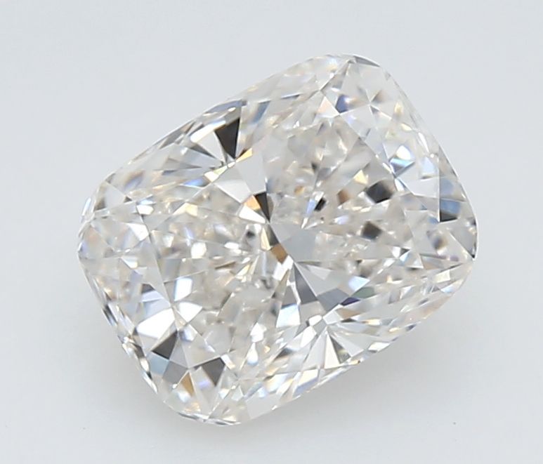 2.0 Carat Cushion Lab Diamond with  Cut Diamond in 14KT  view 1

