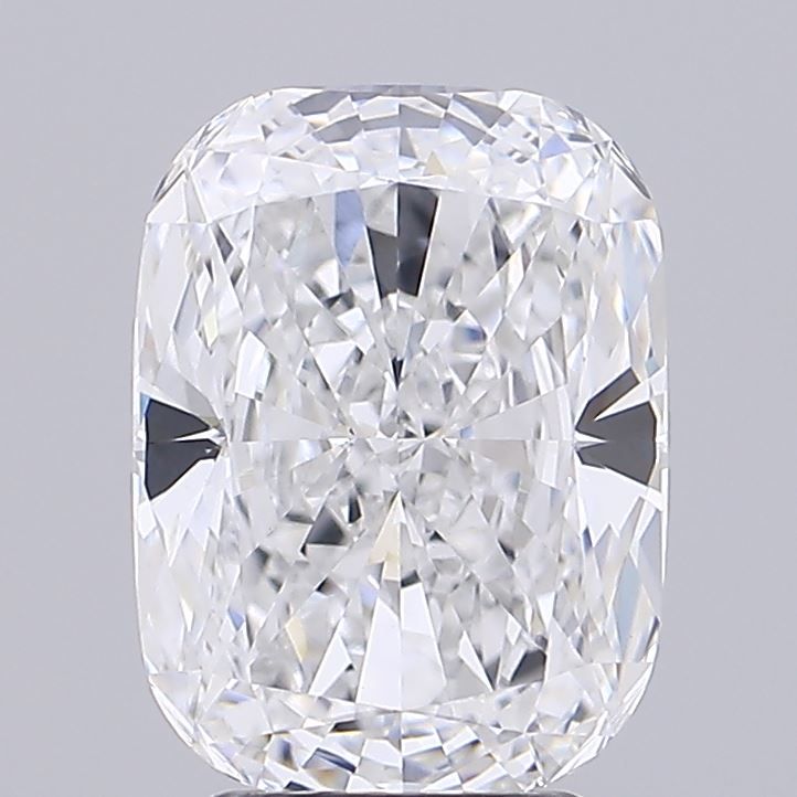 4.13 Carat Cushion Lab Diamond with  Cut Diamond in 14KT  view 1
