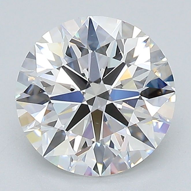 1.83 Carat Round Lab Diamond with  Cut Diamond in 14KT  view 1
