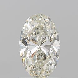 1.2 Carat Oval Natural Diamond with  Cut Diamond in 14KT  view 1
