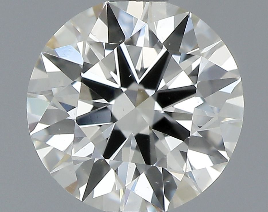 0.94 Carat Round Natural Diamond with  Cut Diamond in 14KT  view 1

