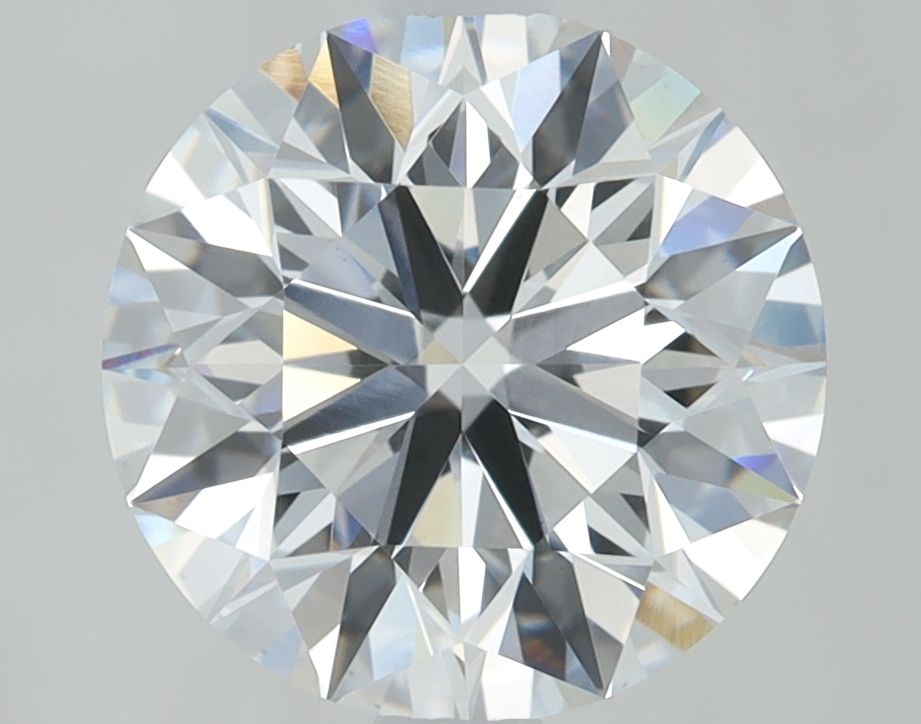 2.59 Carat Round Lab Diamond with  Cut Diamond in 14KT  view 1
