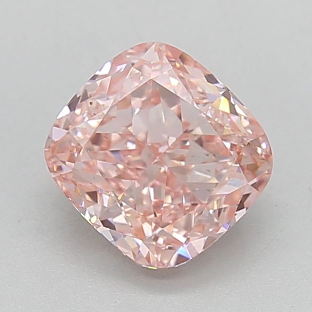 1.58 Carat Cushion Lab Diamond with  Cut Diamond in 14KT  view 1
