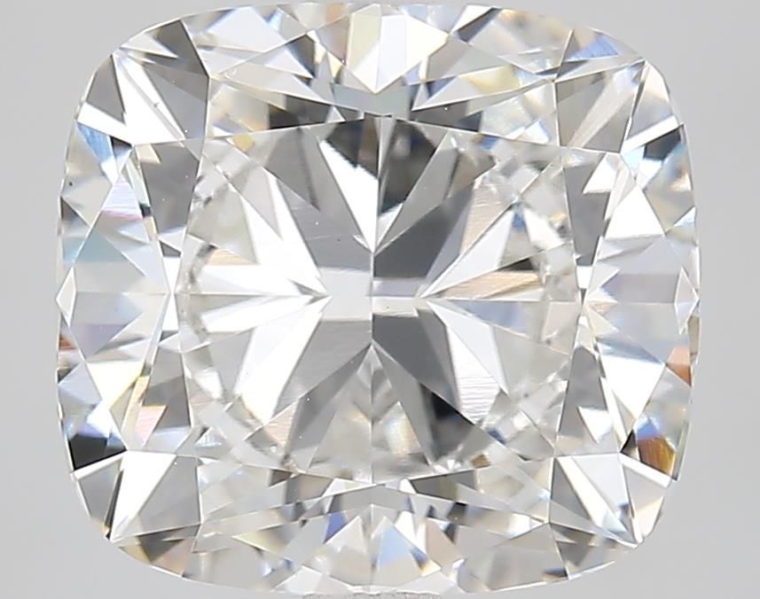 5.0 Carat Cushion Lab Diamond with  Cut Diamond in 14KT  view 1
