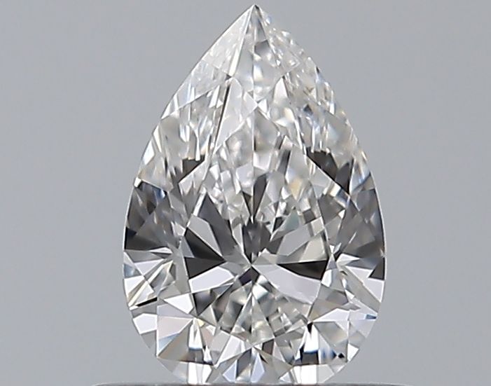 0.4 Carat Pear Natural Diamond with  Cut Diamond in 14KT  view 1

