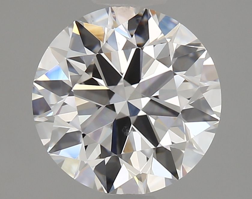 2.1 Carat Round Natural Diamond with  Cut Diamond in 14KT  view 1
