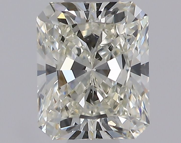 0.52 Carat Radiant Natural Diamond with  Cut Diamond in 14KT  view 1
