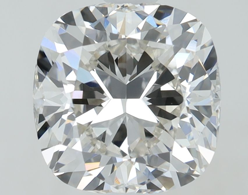 2.0 Carat Cushion Lab Diamond with  Cut Diamond in 14KT  view 1
