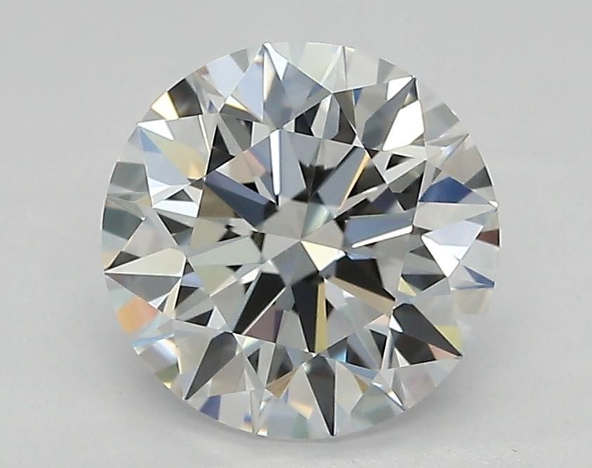 1.55 Carat Round Lab Diamond with  Cut Diamond in 14KT  view 1
