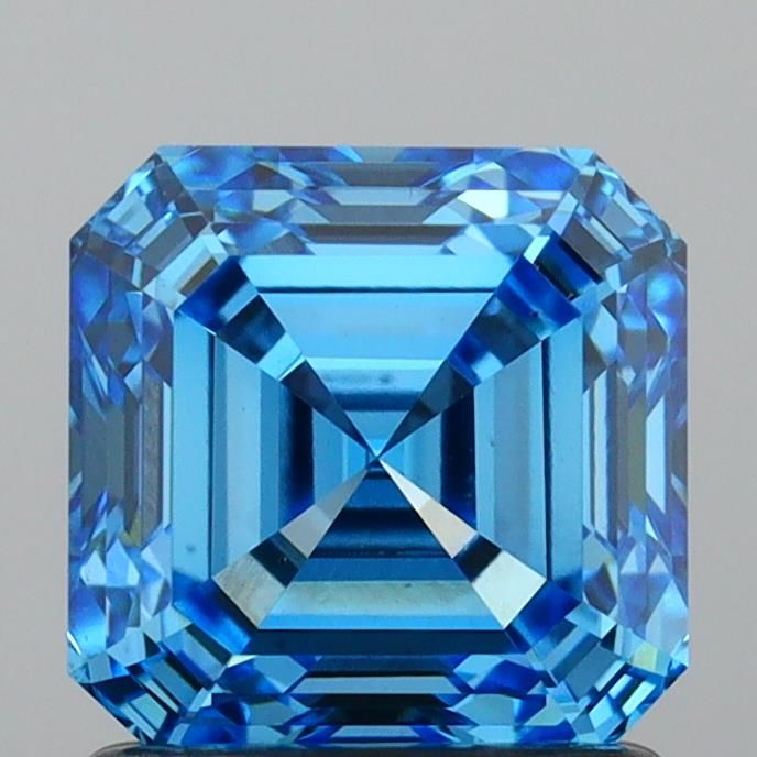 1.51 Carat Emerald Lab Diamond with  Cut Diamond in 14KT  view 1
