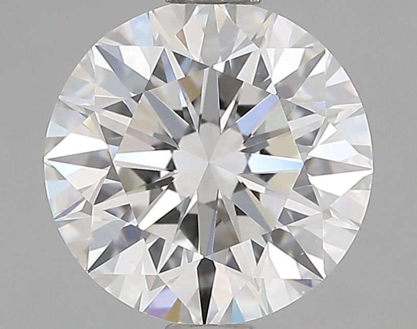 1.31 Carat Round Natural Diamond with  Cut Diamond in 14KT  view 1
