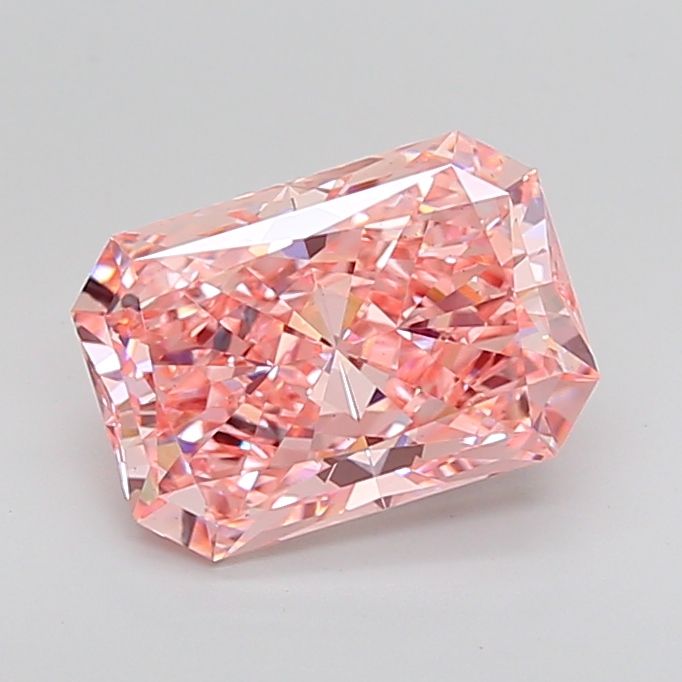3.51 Carat Radiant Lab Diamond with  Cut Diamond in 14KT  view 1

