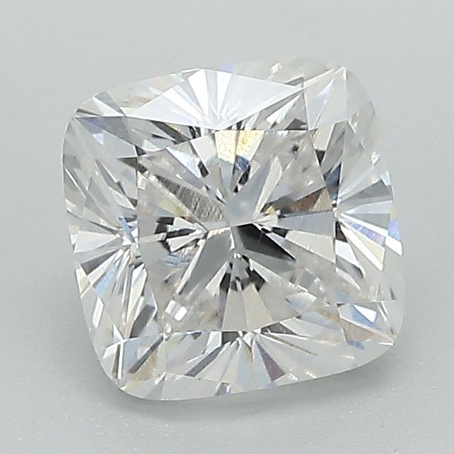 1.45 Carat Cushion Lab Diamond with  Cut Diamond in 14KT  view 1
