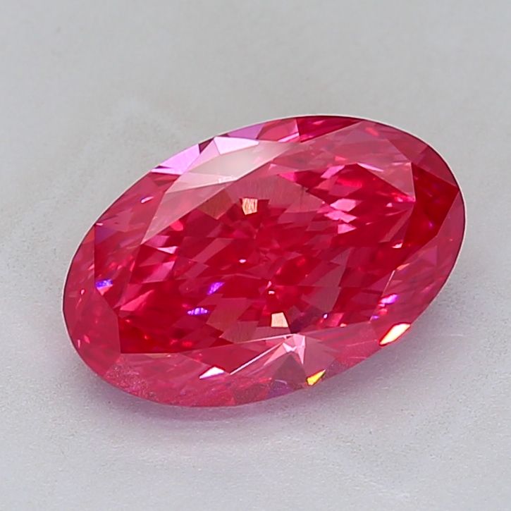 4.83 Carat Oval Lab Diamond with  Cut Diamond in 14KT  view 1
