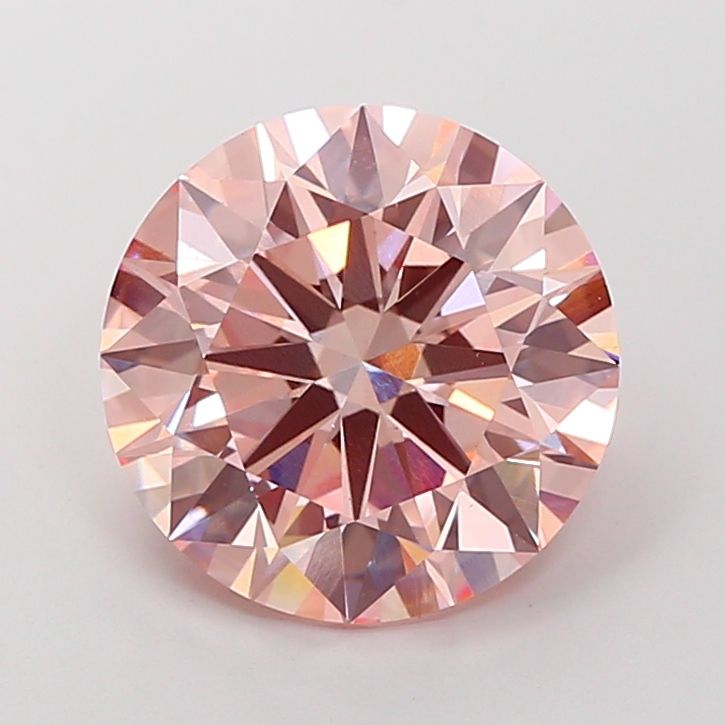 7.11 Carat Round Lab Diamond with  Cut Diamond in 14KT  view 1
