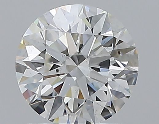0.87 Carat Round Natural Diamond with  Cut Diamond in 14KT  view 1
