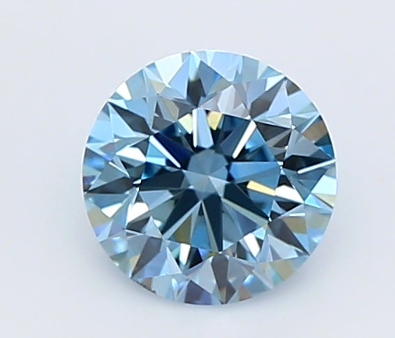 0.74 Carat Round Lab Diamond with  Cut Diamond in 14KT  view 1
