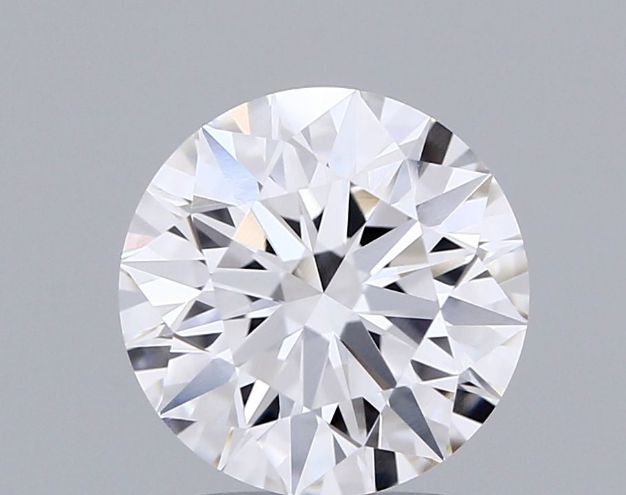 2.33 Carat Round Lab Diamond with  Cut Diamond in 14KT  view 1
