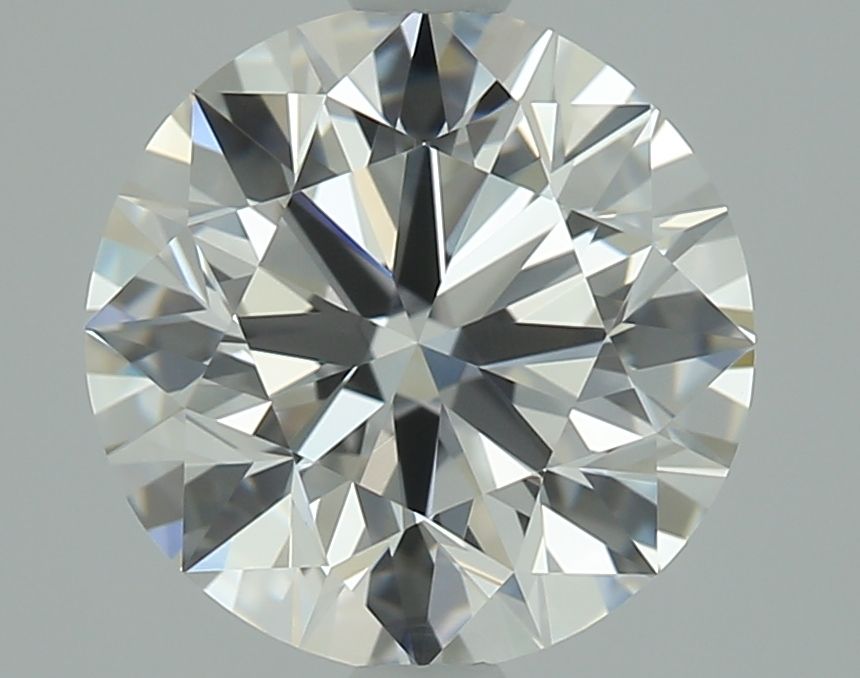 2.01 Carat Round Natural Diamond with  Cut Diamond in 14KT  view 1
