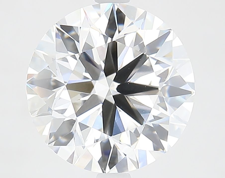 4.02 Carat Round Lab Diamond with  Cut Diamond in 14KT  view 1
