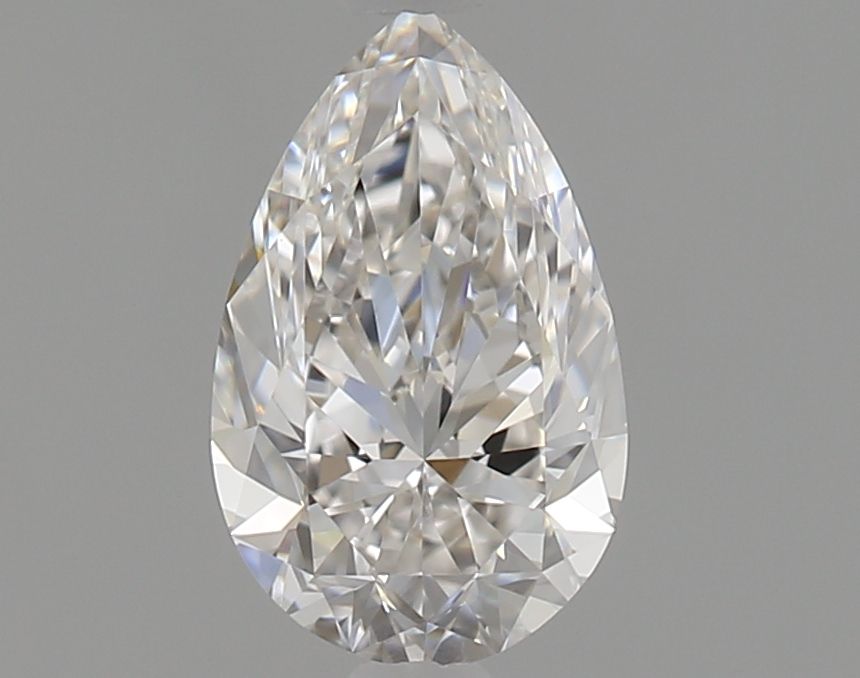 0.7 Carat Pear Natural Diamond with  Cut Diamond in 14KT  view 1
