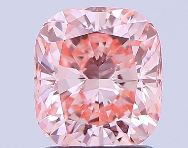 1.56 Carat Cushion Lab Diamond with  Cut Diamond in 14KT  view 1
