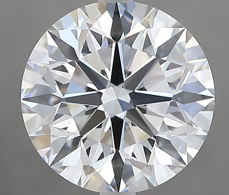 2.07 Carat Round Natural Diamond with  Cut Diamond in 14KT  view 1
