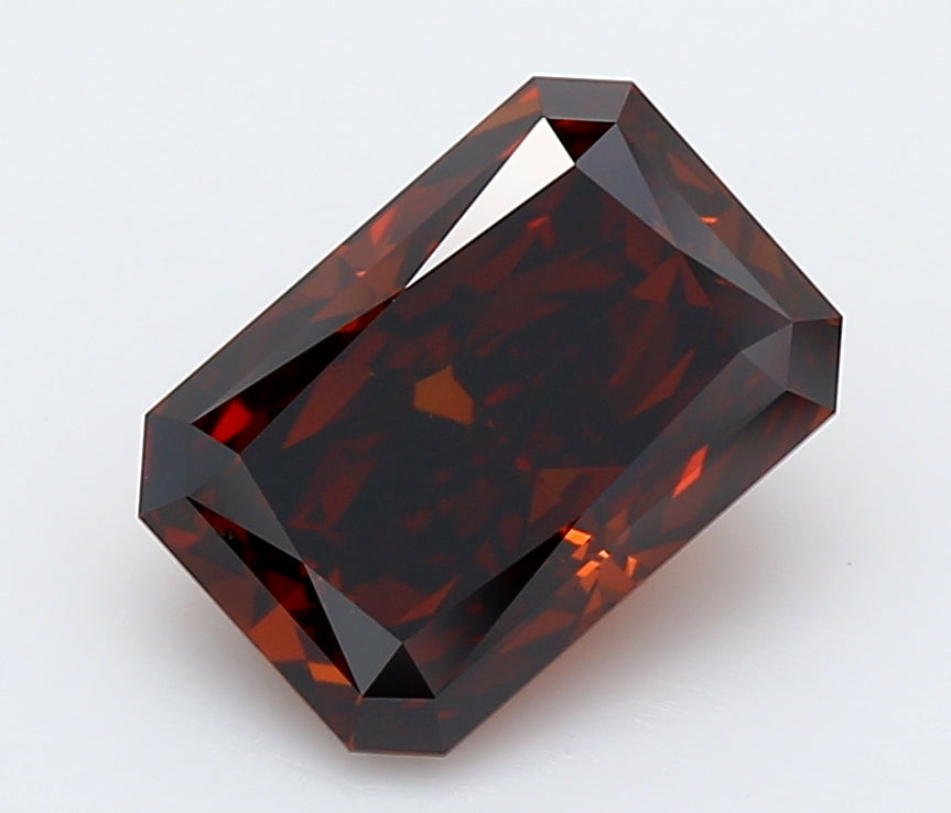 1.81 Carat Radiant Lab Diamond with  Cut Diamond in 14KT  view 1
