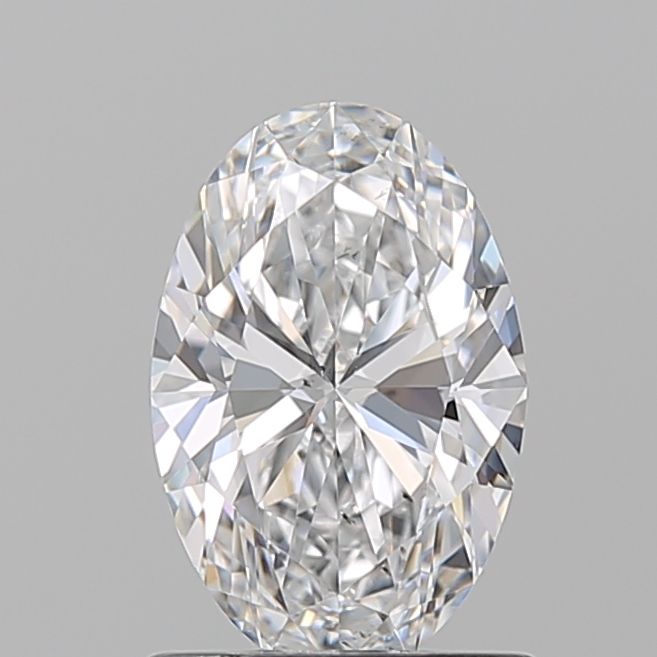 1.1 Carat Oval Natural Diamond with  Cut Diamond in 14KT  view 1
