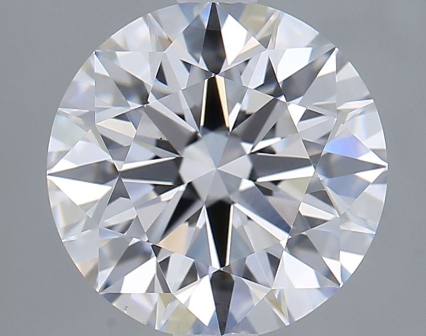 2.0 Carat Round Lab Diamond with  Cut Diamond in 14KT  view 1
