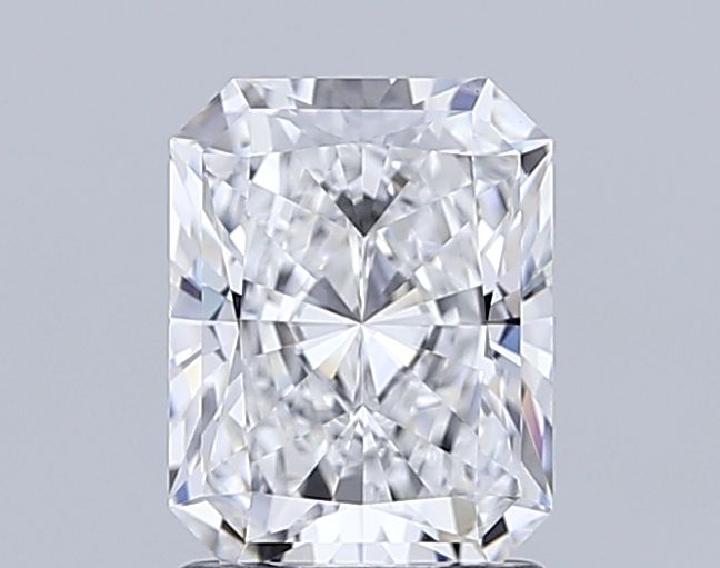 1.44 Carat Radiant Lab Diamond with  Cut Diamond in 14KT  view 1
