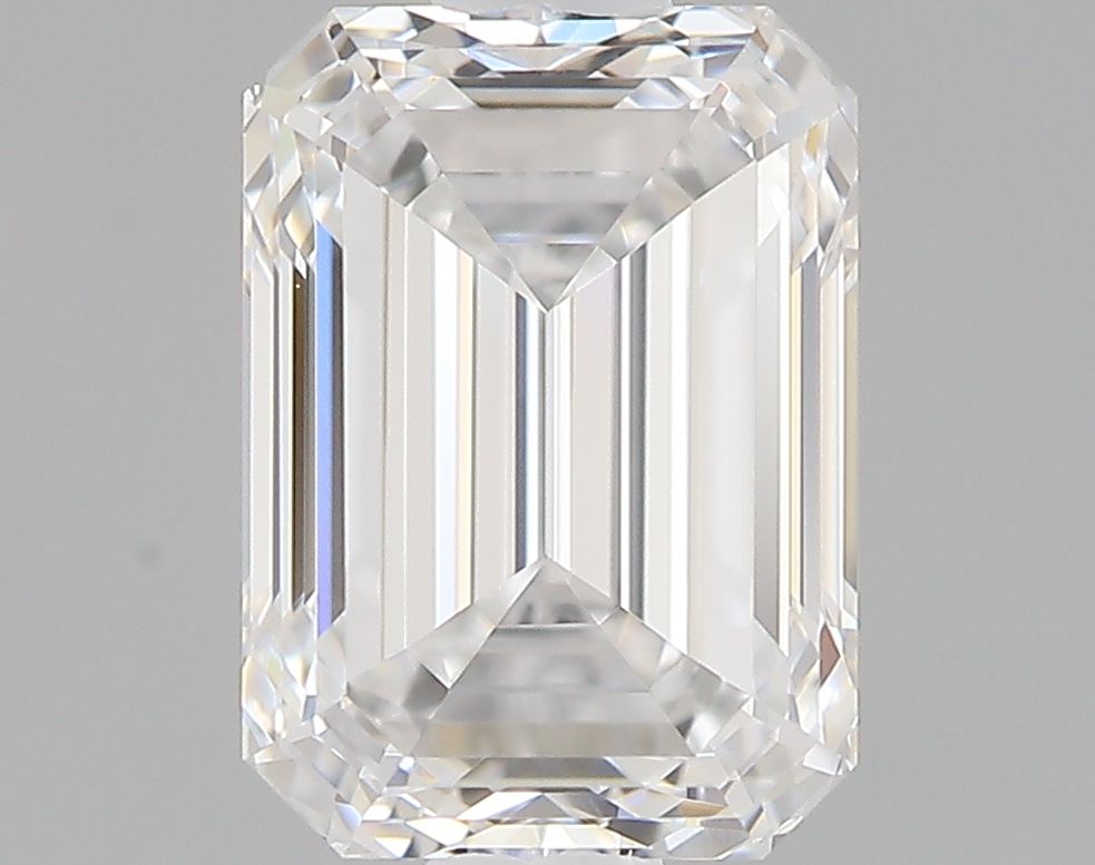 0.81 Carat Emerald Natural Diamond with  Cut Diamond in 14KT  view 1

