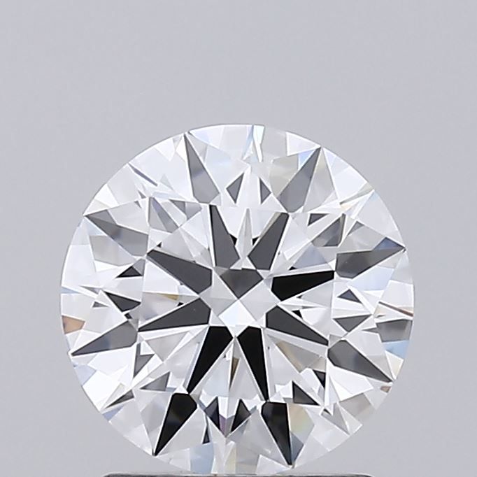 1.47 Carat Round Lab Diamond with  Cut Diamond in 14KT  view 1
