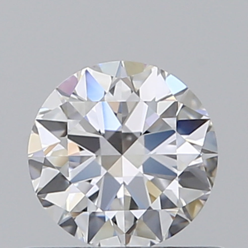 0.5 Carat Round Natural Diamond with  Cut Diamond in 14KT  view 1
