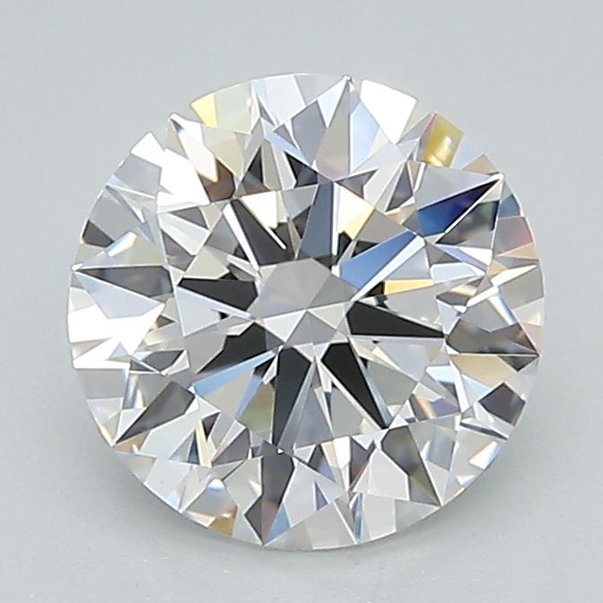 1.59 Carat Round Lab Diamond with  Cut Diamond in 14KT  view 1
