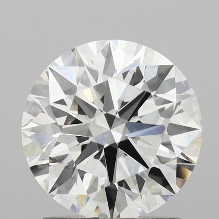 2.02 Carat Round Lab Diamond with  Cut Diamond in 14KT  view 1

