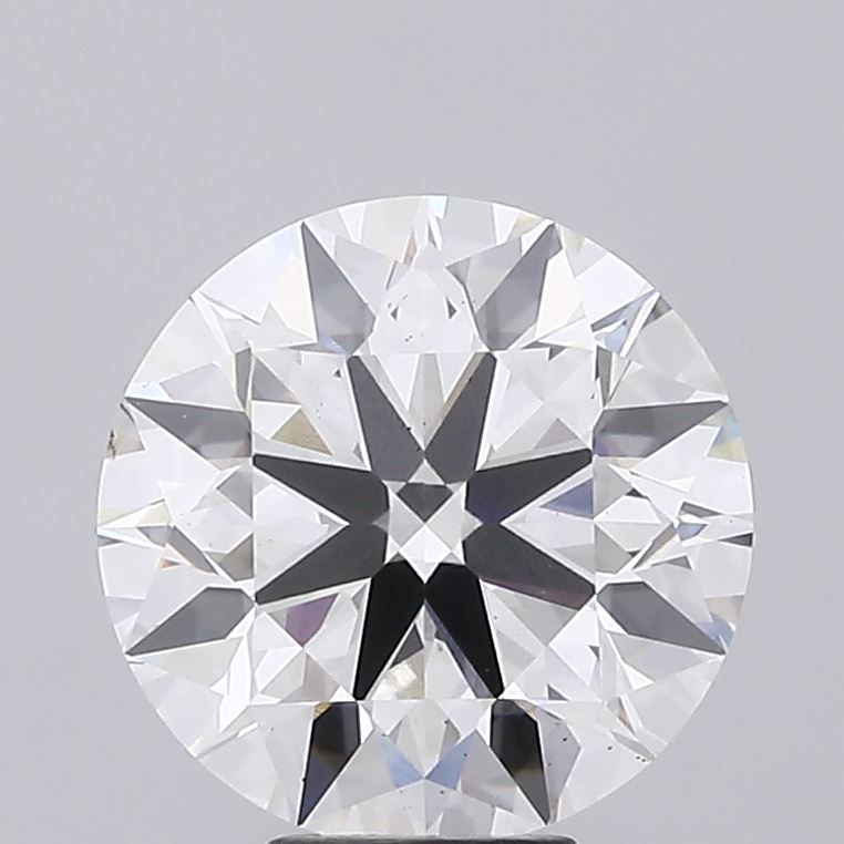 7.51 Carat Round Lab Diamond with  Cut Diamond in 14KT  view 1
