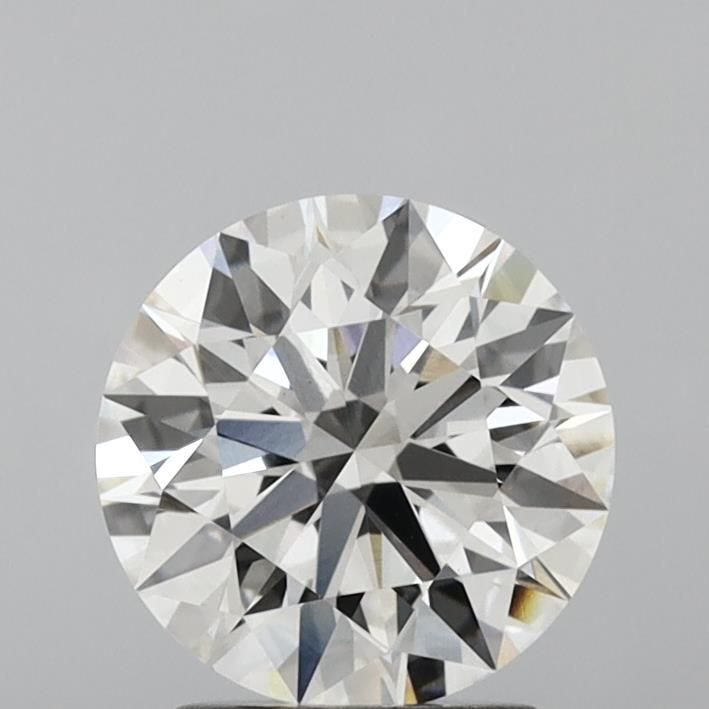 2.04 Carat Round Lab Diamond with  Cut Diamond in 14KT  view 1
