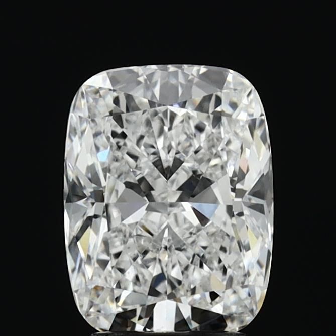 2.05 Carat Cushion Lab Diamond with  Cut Diamond in 14KT  view 1
