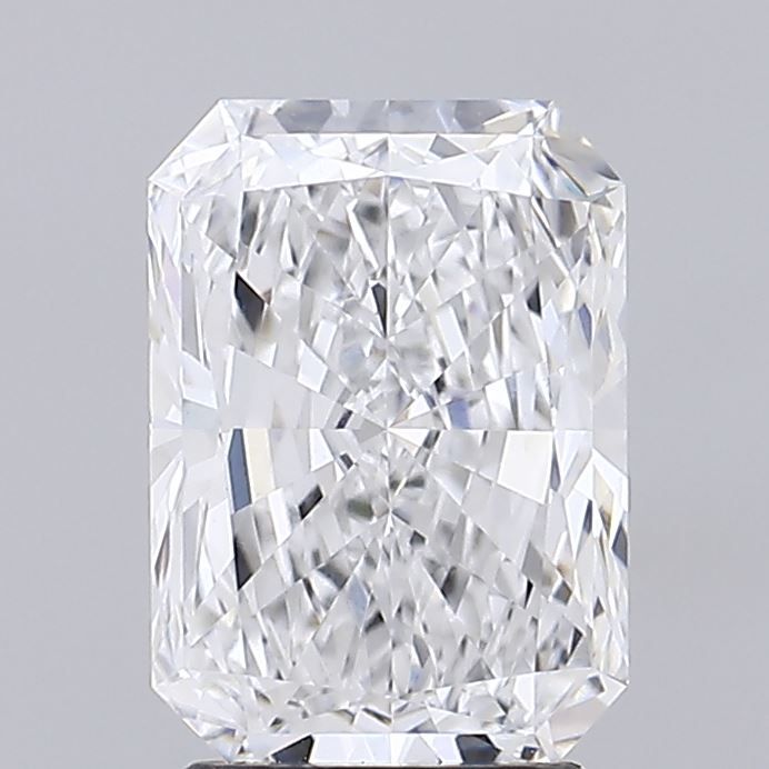 2.28 Carat Radiant Lab Diamond with  Cut Diamond in 14KT  view 1
