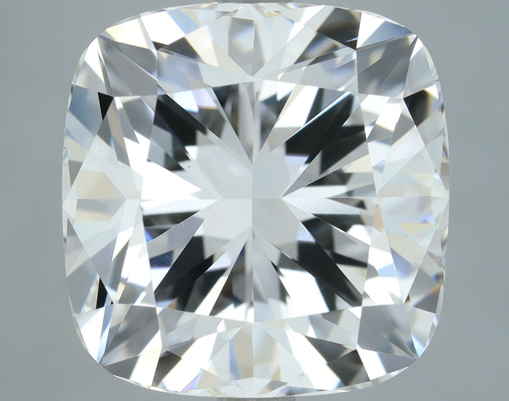 5.5 Carat Cushion Lab Diamond with  Cut Diamond in 14KT  view 1

