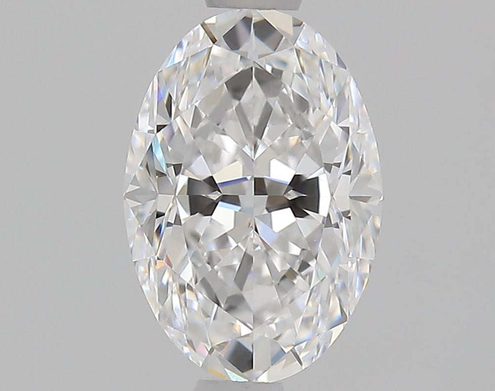 1.01 Carat Oval Natural Diamond with  Cut Diamond in 14KT  view 1
