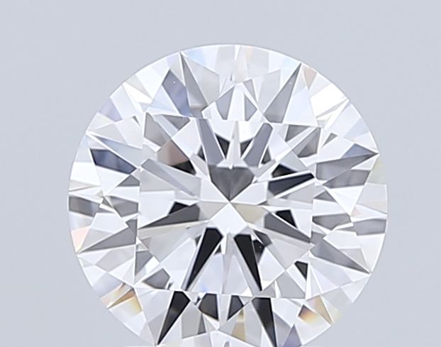 2.59 Carat Round Lab Diamond with  Cut Diamond in 14KT  view 1
