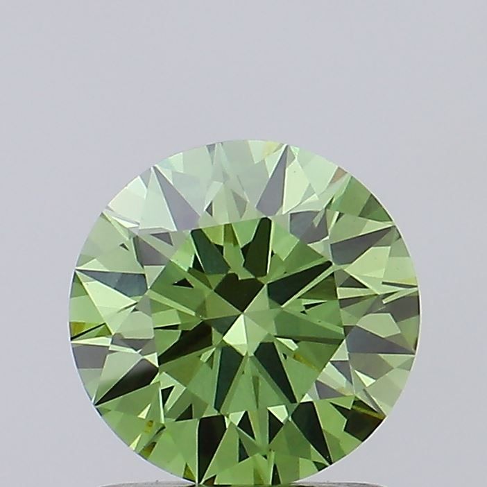 1.25 Carat Round Lab Diamond with  Cut Diamond in 14KT  view 1
