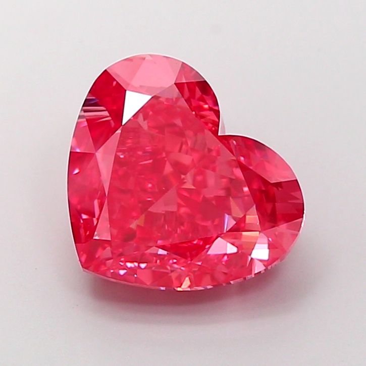 5.04 Carat Heart Lab Diamond with  Cut Diamond in 14KT  view 1
