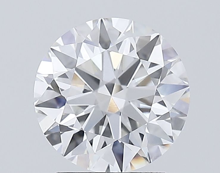 2.15 Carat Round Lab Diamond with  Cut Diamond in 14KT  view 1
