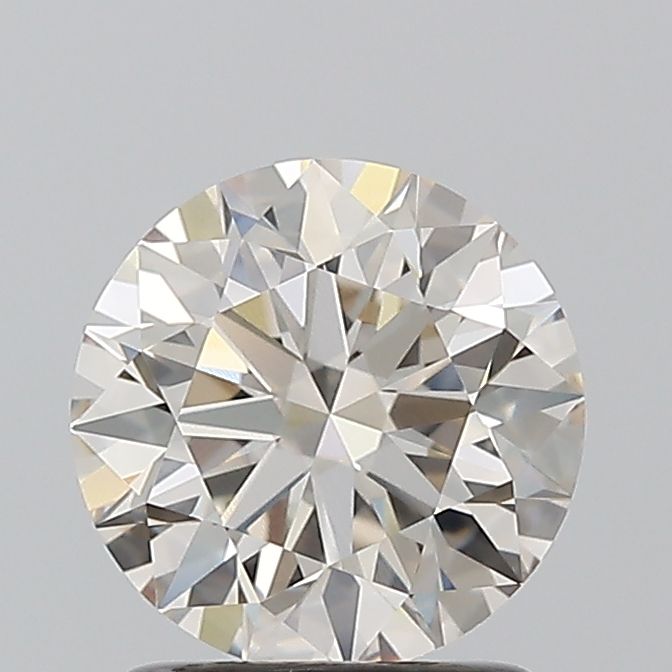 1.35 Carat Round Natural Diamond with  Cut Diamond in 14KT  view 1
